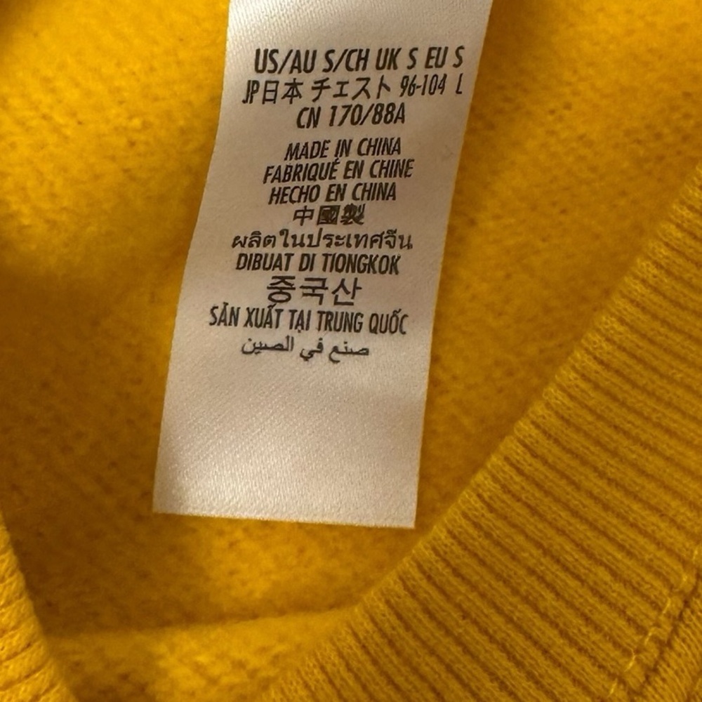 Disney | Mustard Yellow Mickey Graphic Crewneck Sweatshirt New With Tags Small - Picture 8 of 12